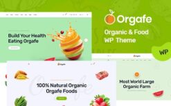 Orgafe (v1.0) Organic Food WordPress Theme