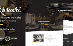 Kasuari (v1.8) Restaurants and Cafes WordPress Theme