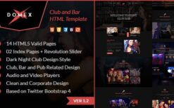 Domex (v1.0) Night Club WordPress Theme