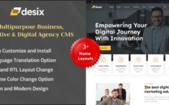 Desix v2.1 – Multipurpose Business, Creative Digital Agency CMS