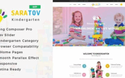 Saratov (v2.6) Day Care & Kindergarten School WordPress Theme