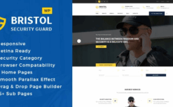 Bristol (v2.5) Security & Guarding Services WordPress Theme