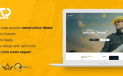 Consta (v1.0) One Page Construction WordPress Theme