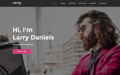 Larry. (v1.0.2) Personal Onepage WordPress Theme