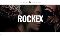 Rockex (v1.0) One Page Portfolio WordPress Theme