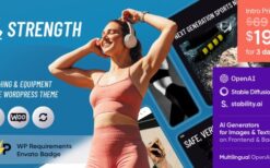 Strength v1.0 Sports Store & Equipment Shop WordPress Theme