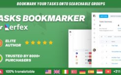 Bookmarks for Tasks (19 September 2024) – Perfex CRM module to organize your tasks in bookmarks