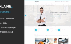 Exclaire (v1.9) Personal Development Coach WordPress Theme