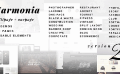 Harmonia (v1.6.0) Creative Multi-Purpose WordPress Theme