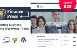 Finance Press (v2.5) Consulting Business WordPress Theme