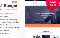 Bangui (v2.1) Business Consulting WordPress theme