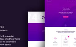 Blanka (v1.5) One Page WordPress Theme
