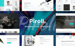 Piroll (v1.2.2) Portfolio WordPress Theme