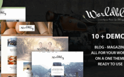 Worldblog (v1.0) WordPress Blog and Magazine Theme