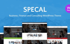 Specal (v1.8) Financial, Consulting WordPress Theme