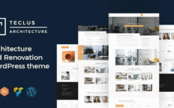 Teclus (v2.7) Architecture and Renovation WordPress theme