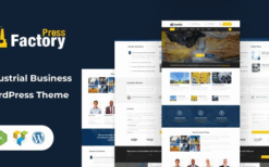 FactoryPress (v2.4) Factory, Company And Industry WP Theme