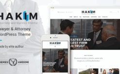 Attorney and Lawyer WordPress Theme – Hakim v1.6