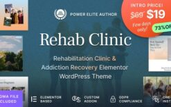 Rehab Clinic v1.0.1 Addiction Recovery Center WordPress Theme
