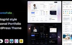 Bentofolio v1.0.1 Personal Portfolio WordPress Theme