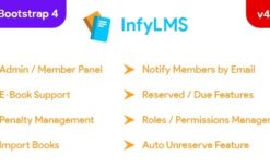 LMS v4.2.0 Library Management System with E-Books (Laravel + ReactJS)