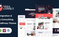 Vezaconslt v1.3 immigration and Visa Consulting WordPress Theme