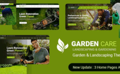 Garden Care (v2.3) Gardening and Landscaping WordPress Theme