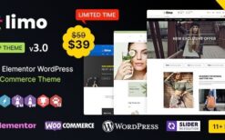 Limo WP v3.1.0 Elementor Multi-purpose WooCommerce Theme