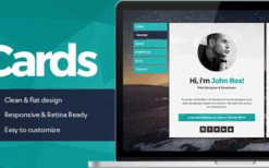 Cards (v1.6) Resume & Portfolio WordPress Theme