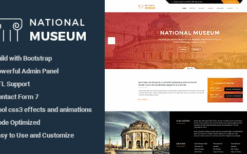 Museum (v3.0) Responsive WordPress Theme