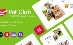 Pets Club (v2.3) Pet Care WordPress Theme + Shop