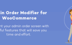 Admin Order Modifier for WooCommerce v1.1.3