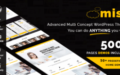 Mist (v1.4.1) Advanced Multi-Concept WordPress Theme
