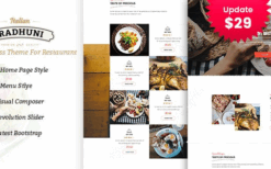 Italian Radhuni (v2.5) Food & Resturant WordPress Theme