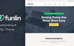 Funlin (v1.7) Crowdfunding & Charity WordPress Theme