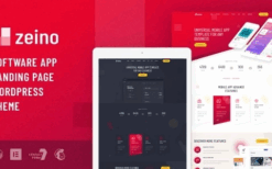Zeino (v1.0.1) App Landing WordPress Theme