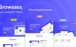 Growsass (v1.0.6) Software Landing Page WordPress Theme