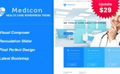 Medicon (v2.8) Health and Medical WordPress Theme