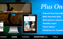 Plus (v1.8.1) One Page Marketing Portfolio WordPress Theme