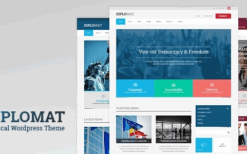 Diplomat (v1.2) Political Campaign, Party, Blog Responsive WordPress Theme
