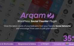 Arqam (v2.6.2) Social Counter Plugin for WordPress