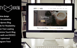 Vixen (v1.4) Responsive DIY Craft WordPress Blog