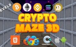 Crypto Maze 3D – Crypto Game – 3D Game – HTML5 v1.0
