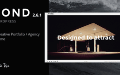 Pond (v2.6.1) Creative Portfolio / Agency WordPress Theme