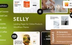 Selly v1.2 Marketing Landing Page WordPress Theme
