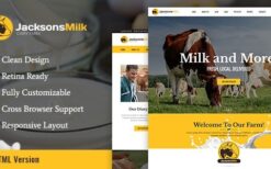 Dairy Farm (v1.1.1) Eco Products WordPress Theme