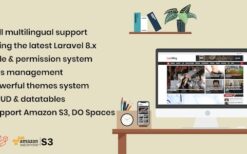 LaraMag v7.5.8 Laravel News & Magazine Multilingual System