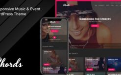 Chords v2.8.0 – Music / Artist / Radio WordPress theme