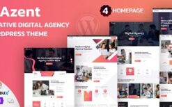 Azent v1.0.0 Creative Digital Agency WordPress Theme