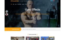 FitClub Pro v2.2.4 Fitness WordPress Theme